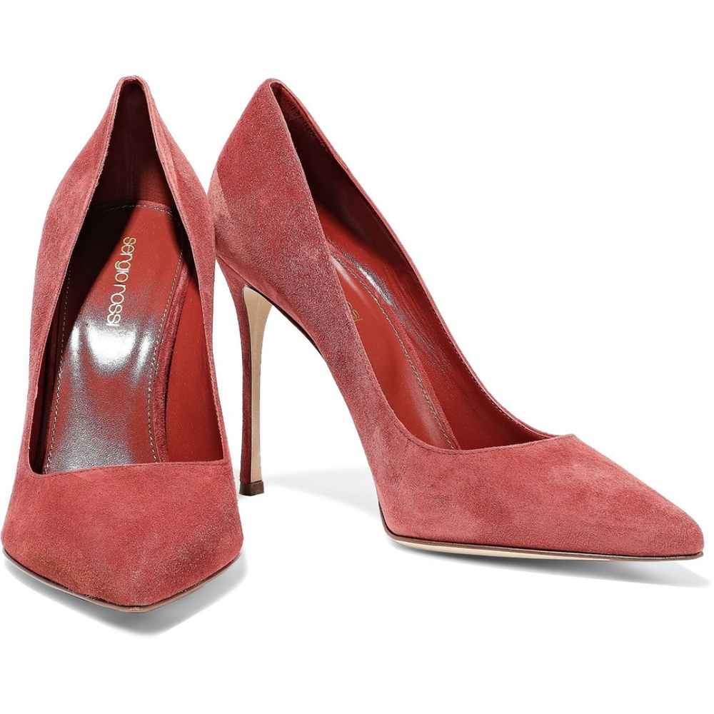 SERGIO ROSSI Suede pumps